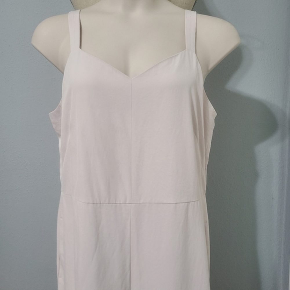 Everlane The‎ Japanese GoWeave Slip Jumpsuit in Pale Pink